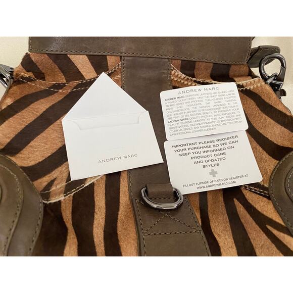 Marc New York Andrew Marc Fashionable Animal Print Bag NEW - Picture 12 of 12